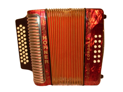HOHNER - CORONA II - Occasion - 12B - Rouge