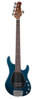 Ernie Ball Music Man Sterling 4 HH Bass Guitar - Vintage Blue Pearl