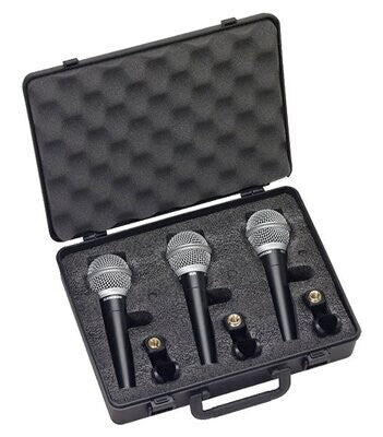 SAMSON - R21S - Pack de 3 micro chant avec valise