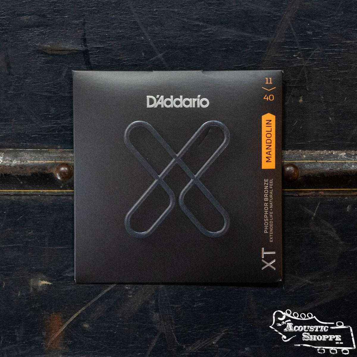 D'Addario XTM1140 Ensemble de mandoline moyenne en bronze phosphoreux