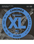 D'ADDARIO CHROMES JAZZ - ECG25 12/52
