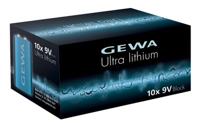 GEWA - 9V Ultra lithium
