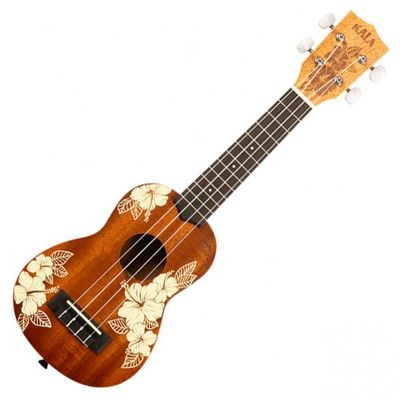 KALA - Maori-Hibiscus Mahogany - Ukulélé Soprano