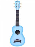 Ukulélé soprano  modèle dauphin bleu clair