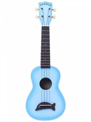 Ukulélé soprano  modèle dauphin bleu clair