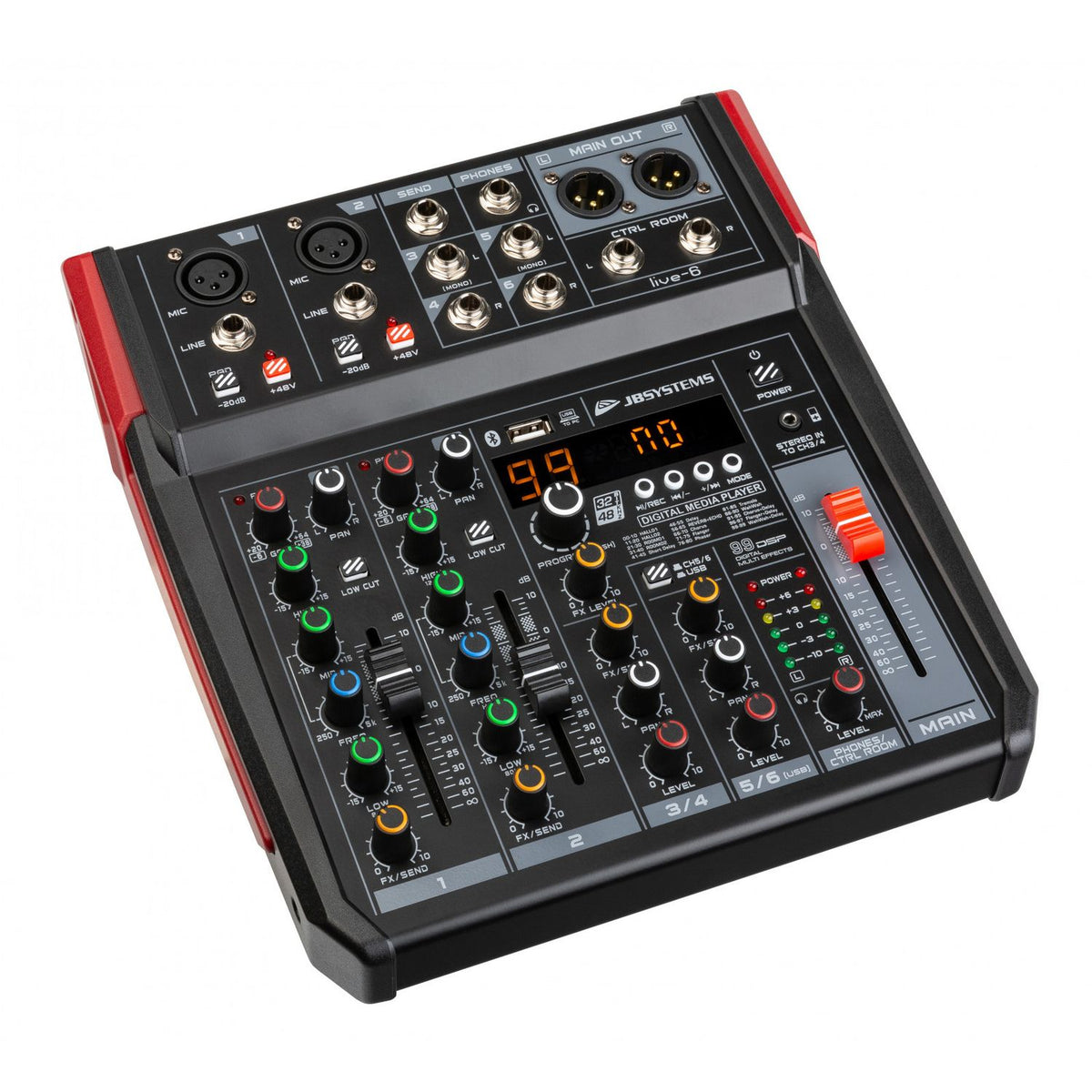 JBSYSTEMS - LIVE-6 Table de mixage