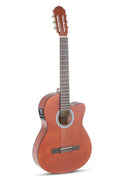 PURE GEWA Guitare électro classique Noyer slim body