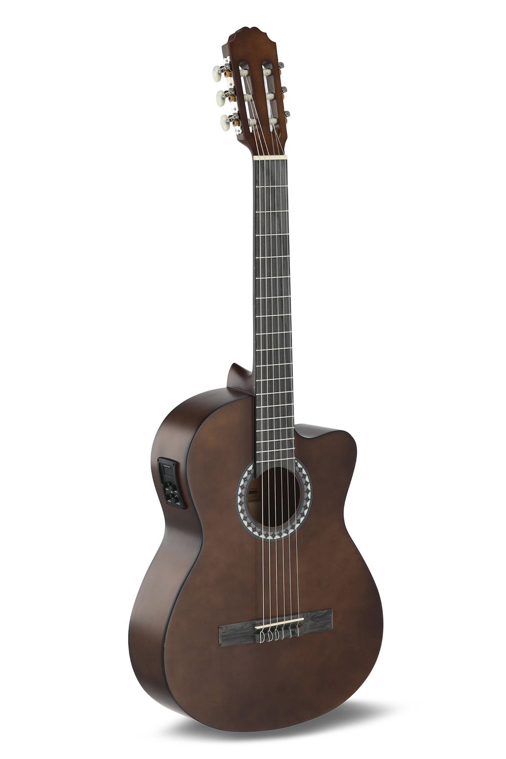 PURE GEWA Guitare électroclassique noyer