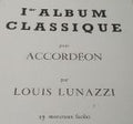 LUNAZZI - 1er album classique pour accordéon