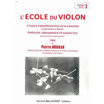 DOUKAN - L'école du violon - Etudes progressives Vol.3