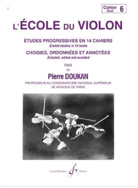 DOUKAN - L'école du violon - Etudes progressives Vol.6