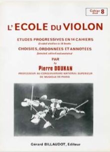 DOUKAN - L'école du violon - Etudes progressives Vol.8