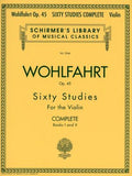 WOHLFAHRT - 60 études complète Op.45 - livre I et II