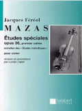 MAZAS - Etudes spéciales op.36 - pour violon