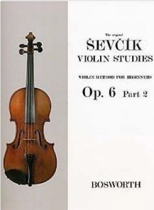 SEVCIK - Méthode de violon pour débutant  - Op.6 Part.2