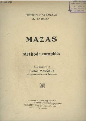 MAZAS - Méthode complète pour violon