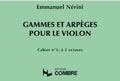 NERINI - Gammes et arpèges pour le violon - 1er cahier