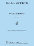 KREUTZER - 40 Etudes pour violon
