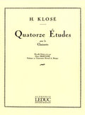 H.KLOSE - 14 Etudes pour la clarinette