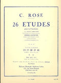 C.ROSE - 26 Etudes pour la clarinette d'après Mazas et Kreutzer