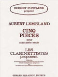 LEMELAND - 5 pièces pour clarinette seule