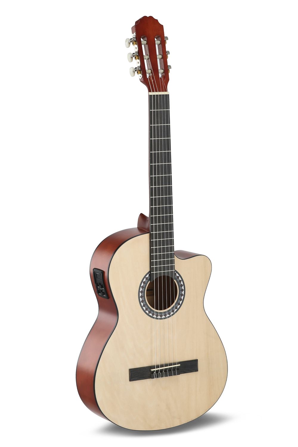 PURE GEWA - Guitare Electro classique Cutaway - Naturelle