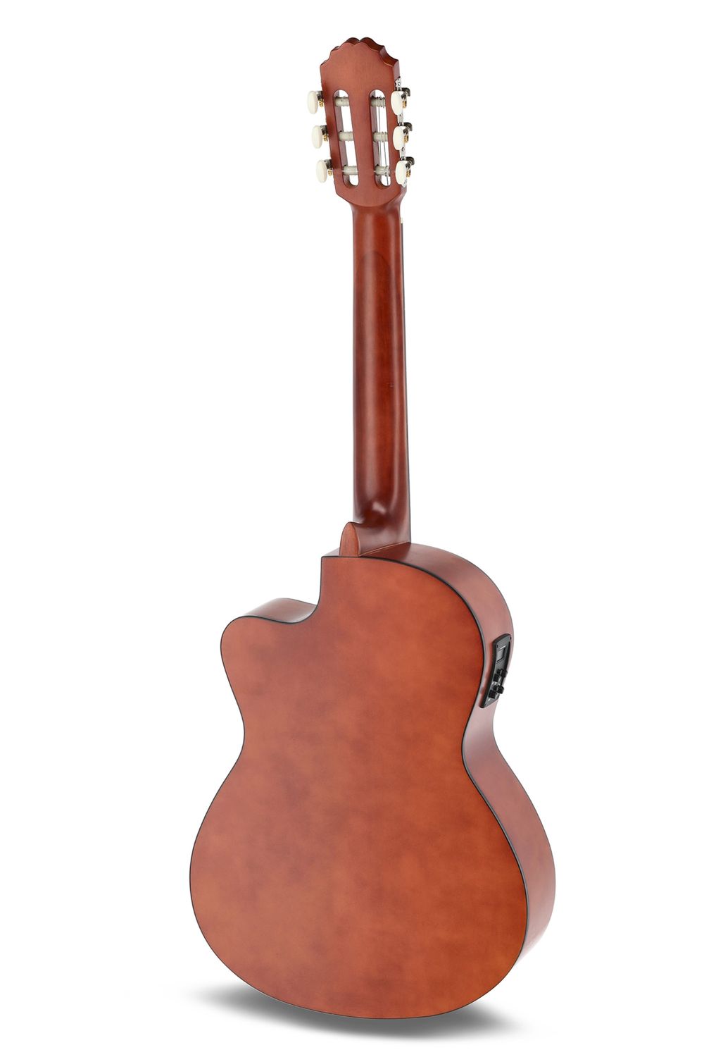 PURE GEWA Basic - Guitare électro-classique - Naturelle avec housse et cable