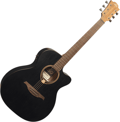 LAG TRAMONTANE - Auditorium Cutaway - Black Satin