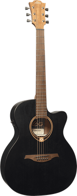 LAG TRAMONTANE - Auditorium Cutaway - Black Satin