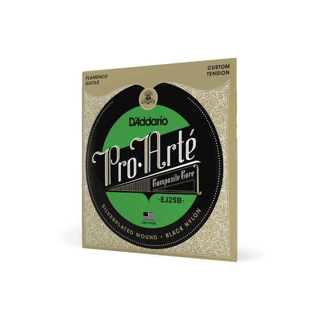 D'ADDARIO - Black nylon - Flamenco - EJ25B