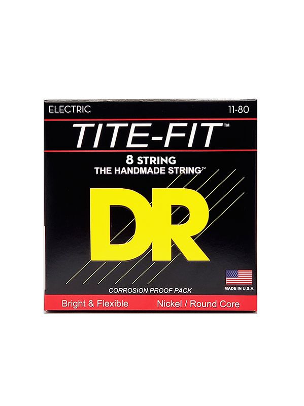 DR Strings - 11-80 - TITE-FIT - 8 Cordes