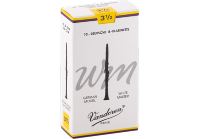 VANDOREN  WHITE MASTER - Anches clarinette Sib Force 3.5 - (possible à l'unité) - Allemand