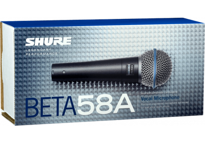 SHURE - BETA 58A -  Micro voix dynamique supercardioïde