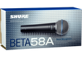 SHURE - BETA 58A -  Micro voix dynamique supercardioïde