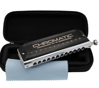 CASCHA - Harmonica Chromatique Blues - 12 trous