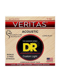 DR Strings - VERITAS - Custom light 11-50 - Coated technology