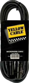 YELLOW CABLE - XLR mâle/XLR femelle - 3m