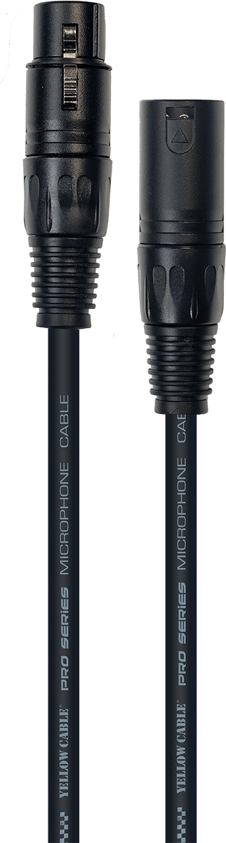 YELLOW CABLE - XLR mâle/XLR femelle - 5m