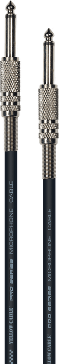 YELLOW CABLE- Jack/Jack - Mono/mono 50 cm - par 2